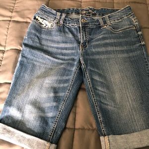 Womens/junior jean shorts